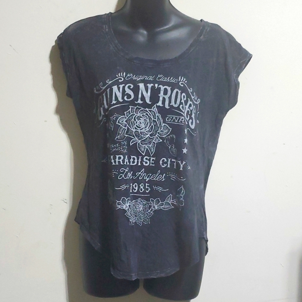 Guns n roses ladies scoop neck tshirt